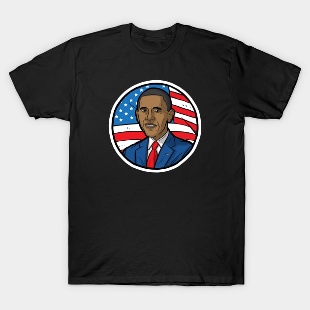 Barack Obama T-Shirt by Baddest Shirt Co.